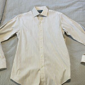 Men’s custom fit polo button up